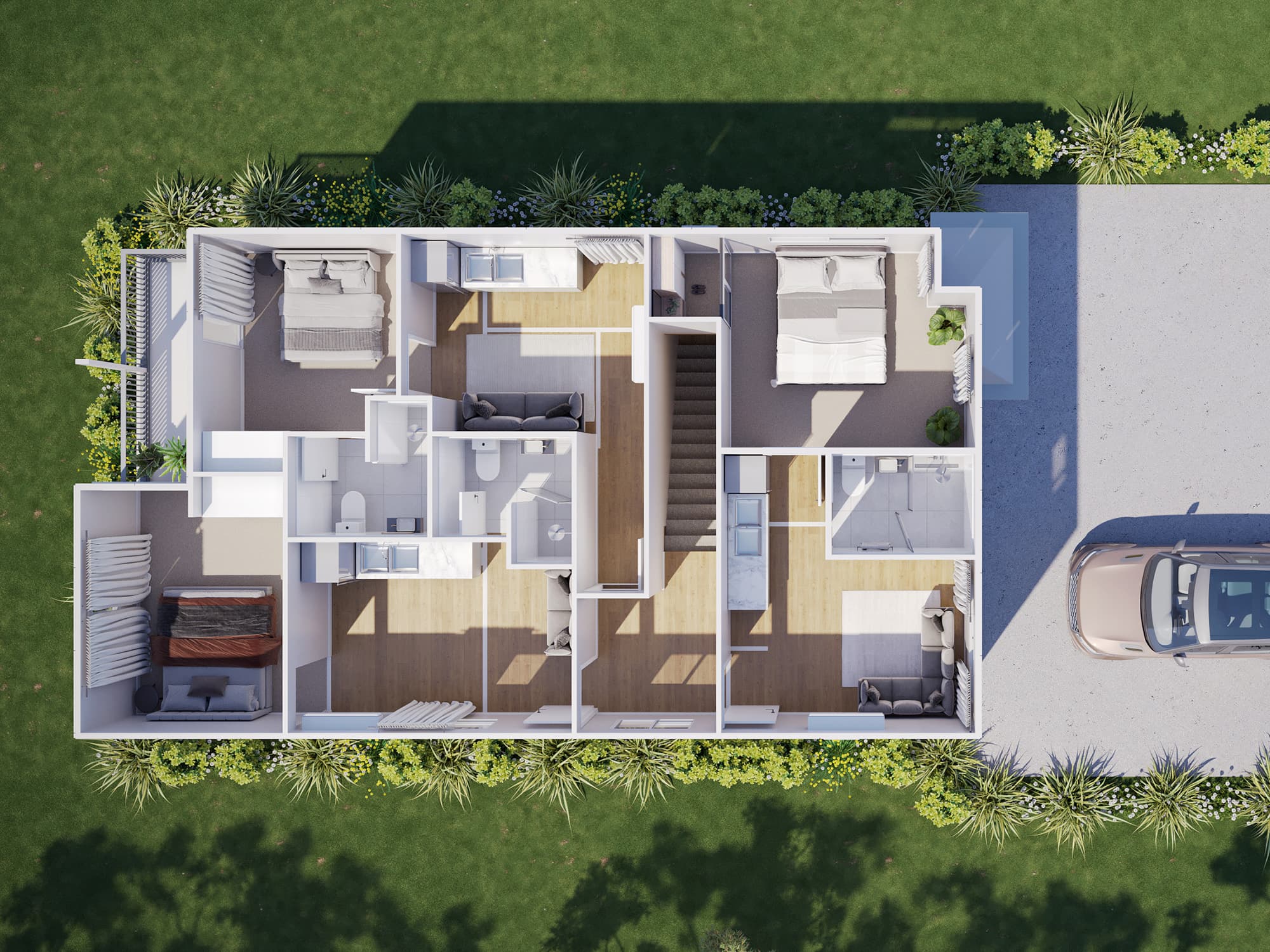 Brampton — first floor 3D floor plan