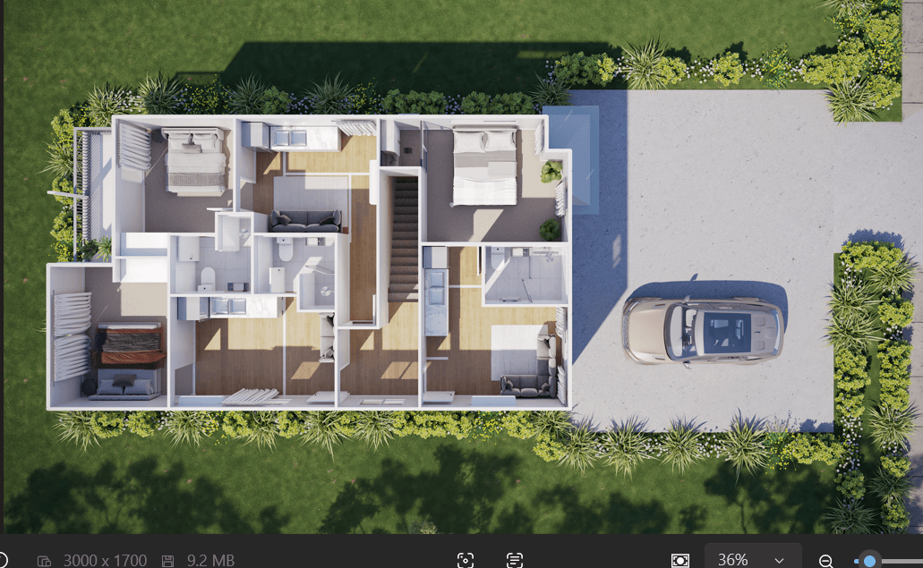 Brampton — upstairs plan